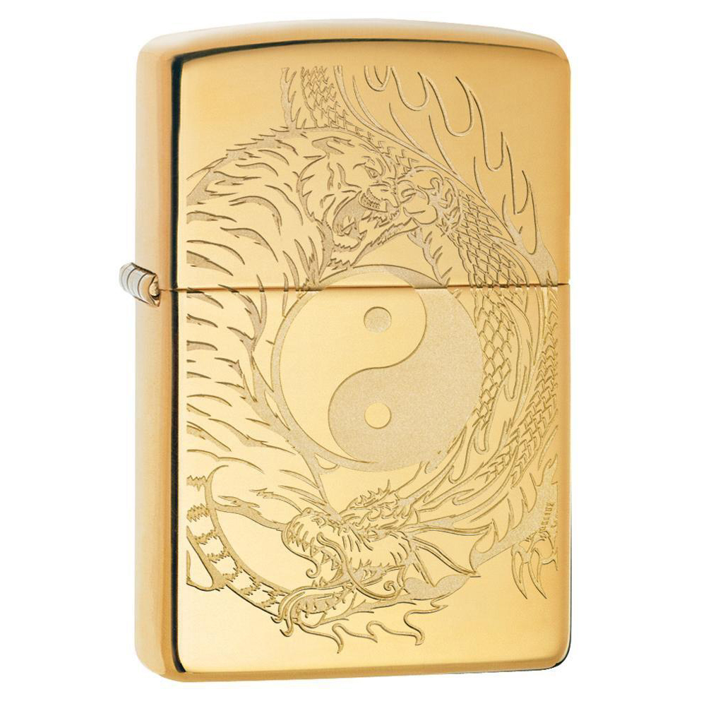 Bật Lửa Zippo Tiger and Dragon Design 49024