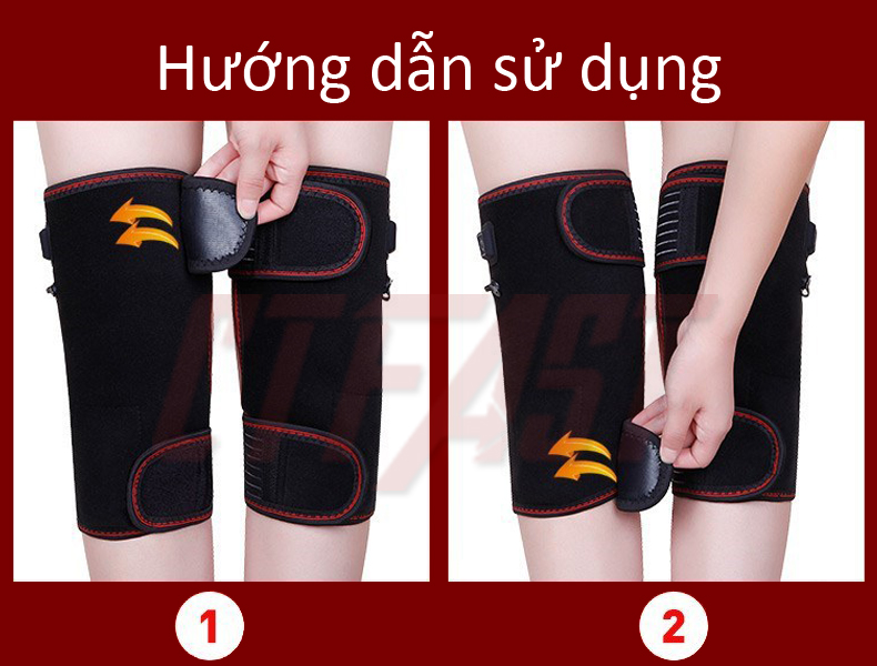 Máy massage đầu gối không dây thông minh CTFAST: Công nghệ mát xa rung kết hợp nhiệt hồng ngoại, hỗ trợ điều trị đau khớp gối, pin sạc 6000mAh, chất liệu dễ dàng vệ sinh