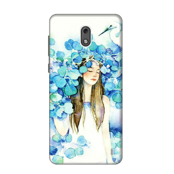 Ốp Lưng Dành Cho Điện Thoại Nokia 2 - Cô Gái Lá Xanh