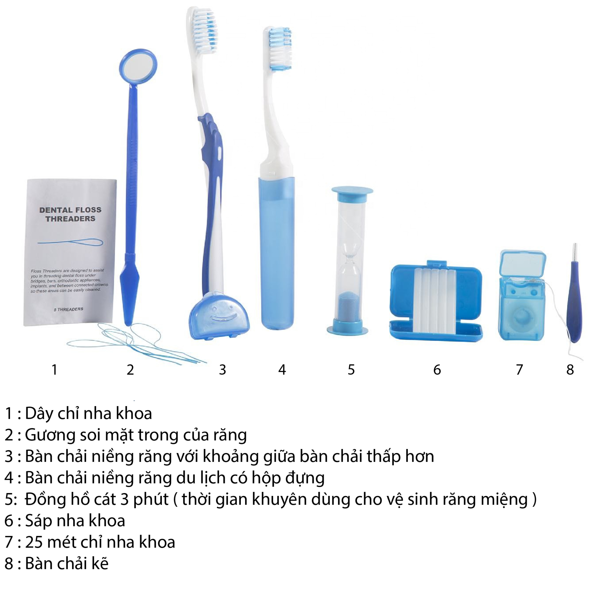 Dụng cụ vệ sinh răng miệng hỗ trợ niềng răng