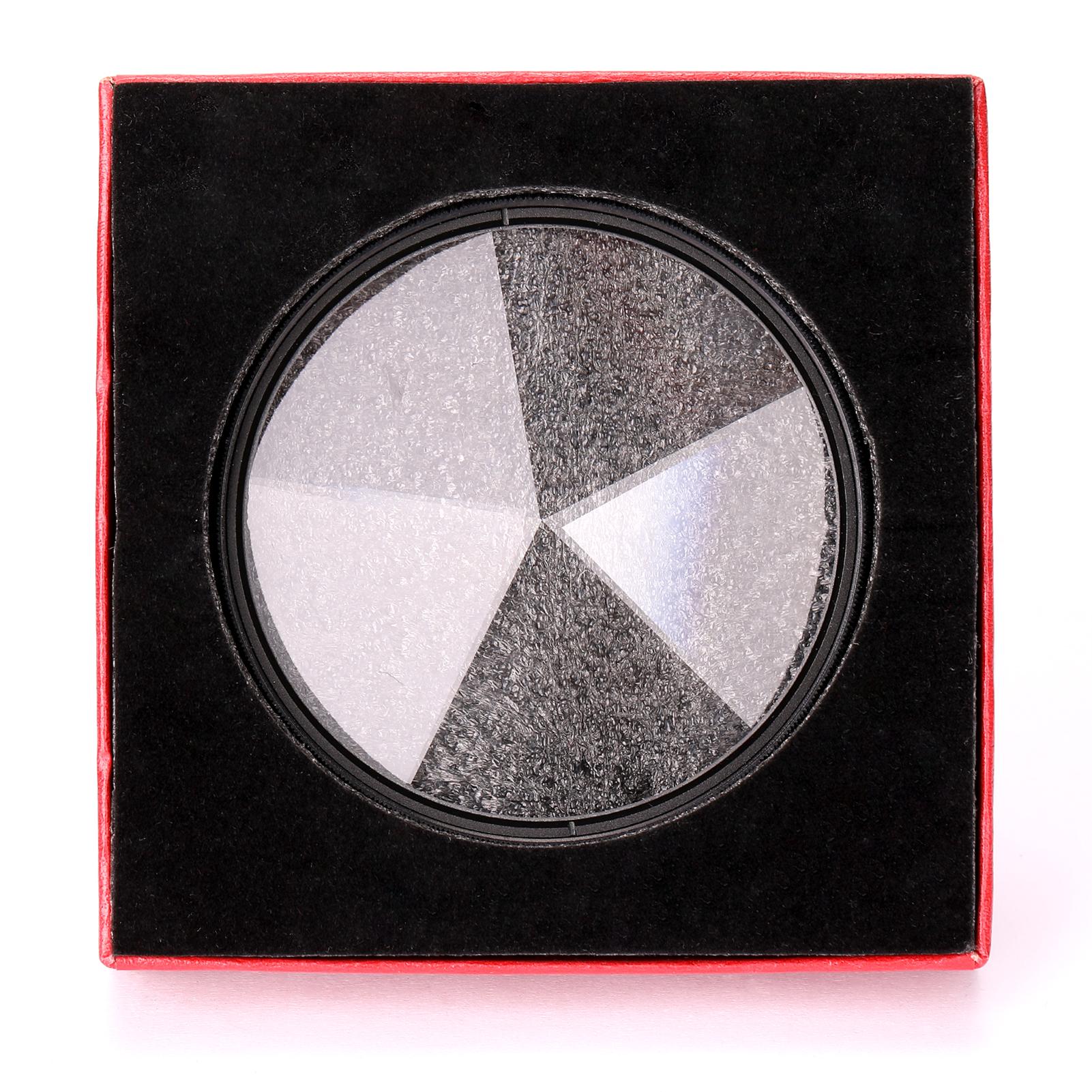 Camera Filter Photography Foreground Blur Film Photography Props 77mm Glass Pentaprism Filter Camera Accessories