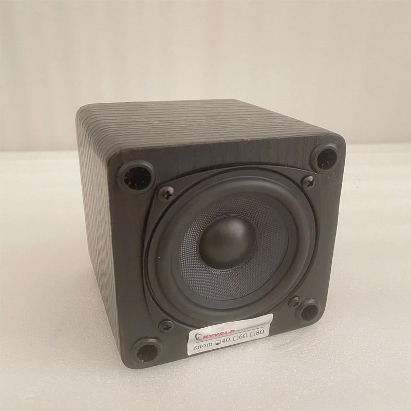 KYYSLB 30W Loa Bookshelf thụ động 3 inch Toàn dải Hệ thống rạp hát tại nhà Bộ khuếch đại âm thanh Loa âm thanh máy tính tự làm bằng gỗ Màu sắc: 4OHM 1 CÁI