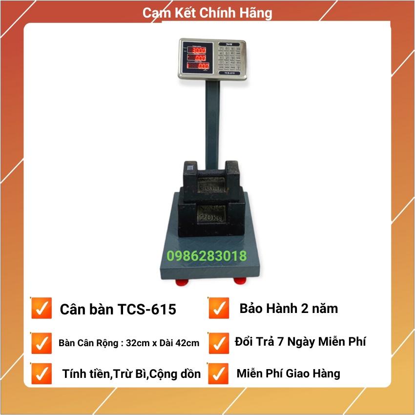 Cân điện tử cân bàn TCS - 615 ( 100KG &amp;amp; 150KG ) dùng cho cân hàng hóa kho bãi