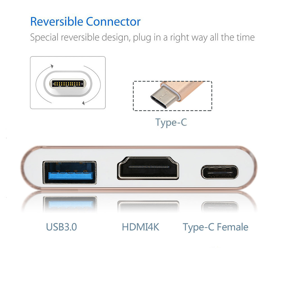 Đầu cáp chuyển đổi đầu USB Type C sang HDMI Chất lượng 4K