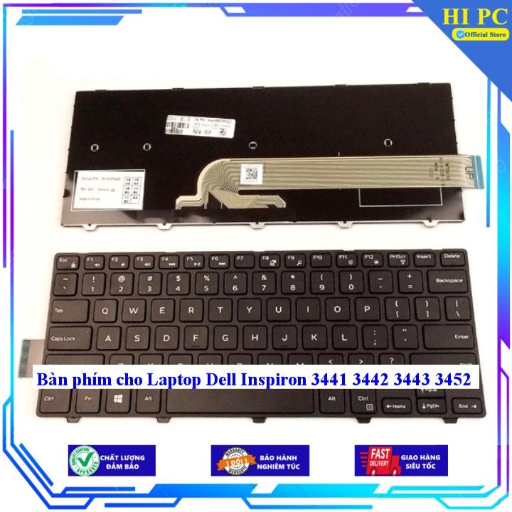 Bàn phím cho Laptop Dell Inspiron 3441 3442 3443 3452 - Hàng Nhập Khẩu
