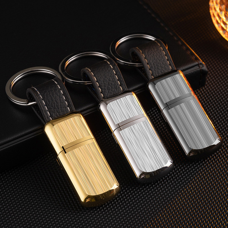 Hột Quẹt Bật Lửa Xăng Đá JK-813 Kiêm Móc Treo Chìa Khóa Nhỏ Gọn Tiện Lợi - Nhiều Màu