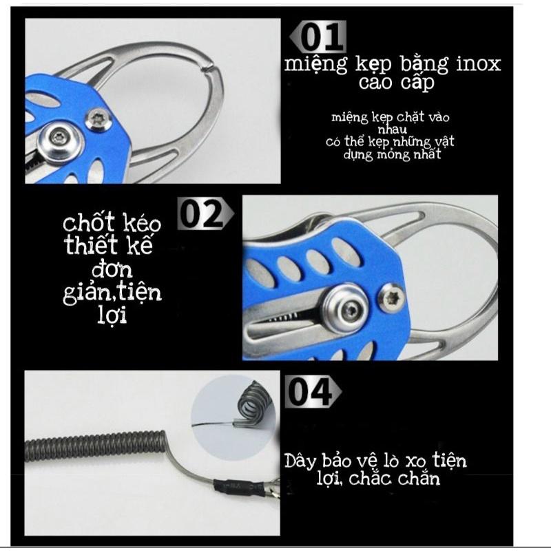 Kìm kẹp cá câu lure siêu gọn