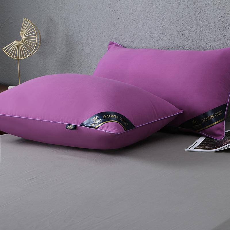 KHÁCH SẠN Thoải Mái Gối Màu Cổ Bảo Vệ Gối Ngủ Cho Nhà Phòng Ngủ 48X74Cm Ruột Gối Cho Người Lớn học Sinh Sinh Viên