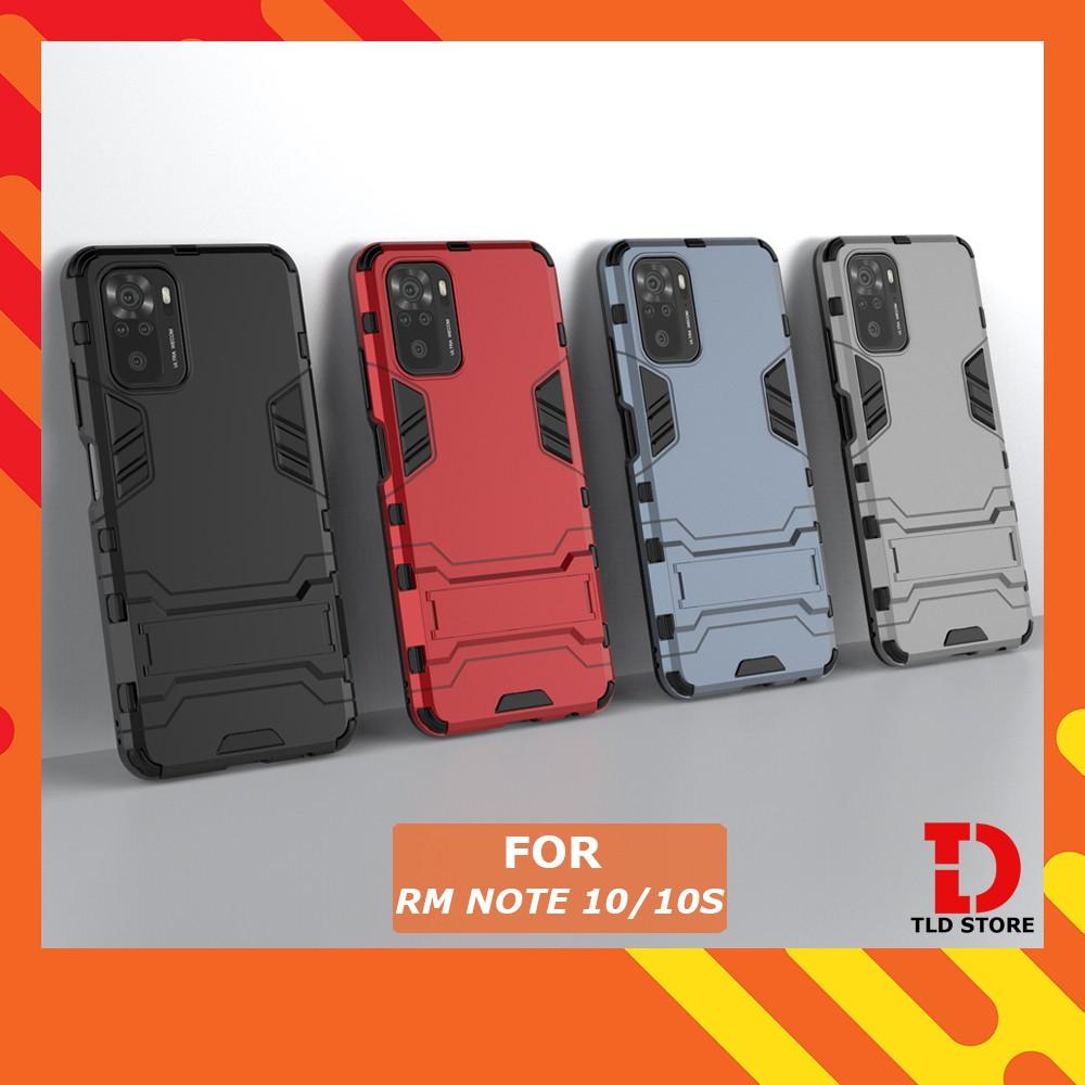 Ốp lưng cho Xiaomi Redmi Note 9s 10s 9 10 Pro Max IRON MAN chống sốc bảo vệ viền và camera kèm chống xem video tiện lợi