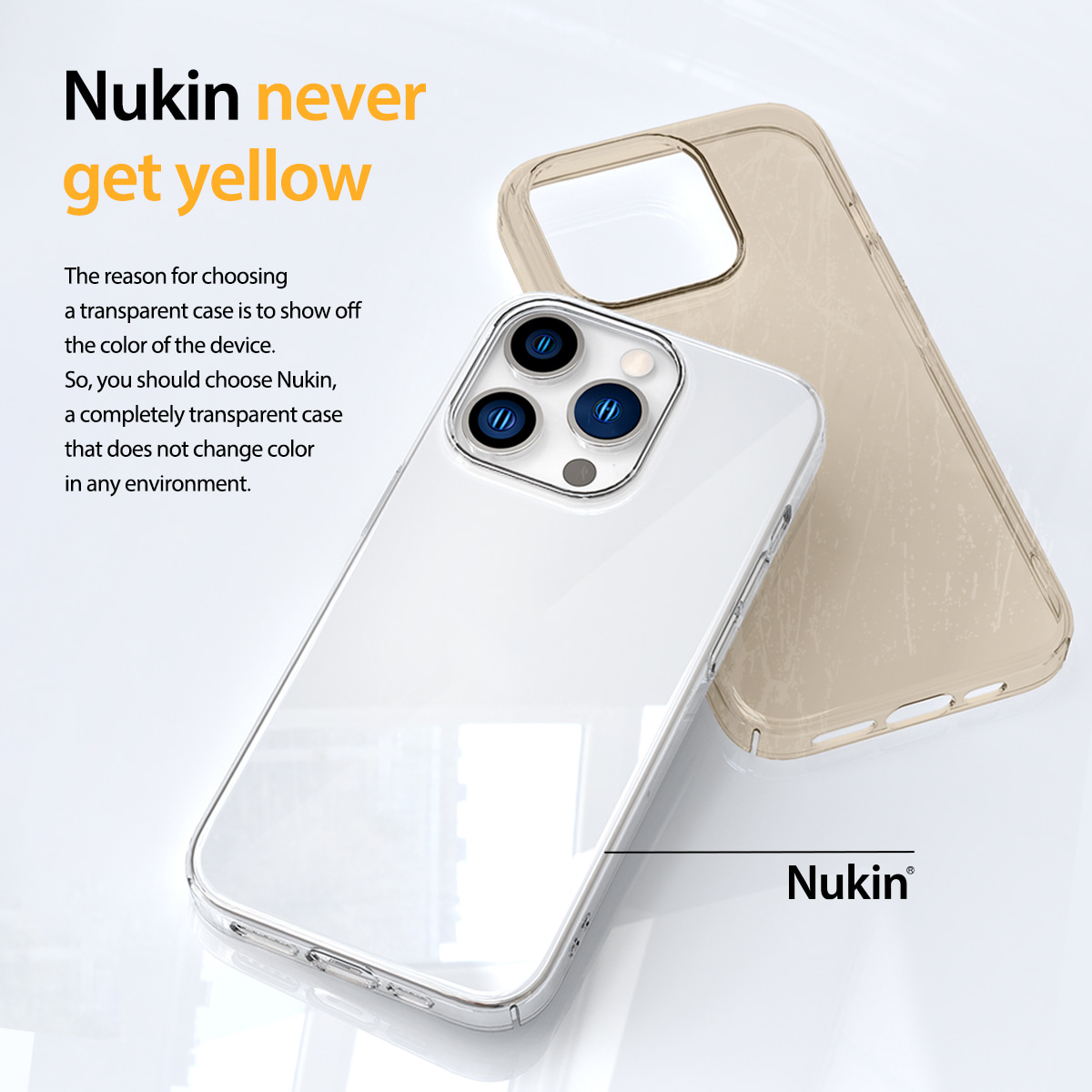 Ốp lưng trong suốt Araree cho iPhone 15 Pro Max | NUKIN - Hàng Nhập Khẩu