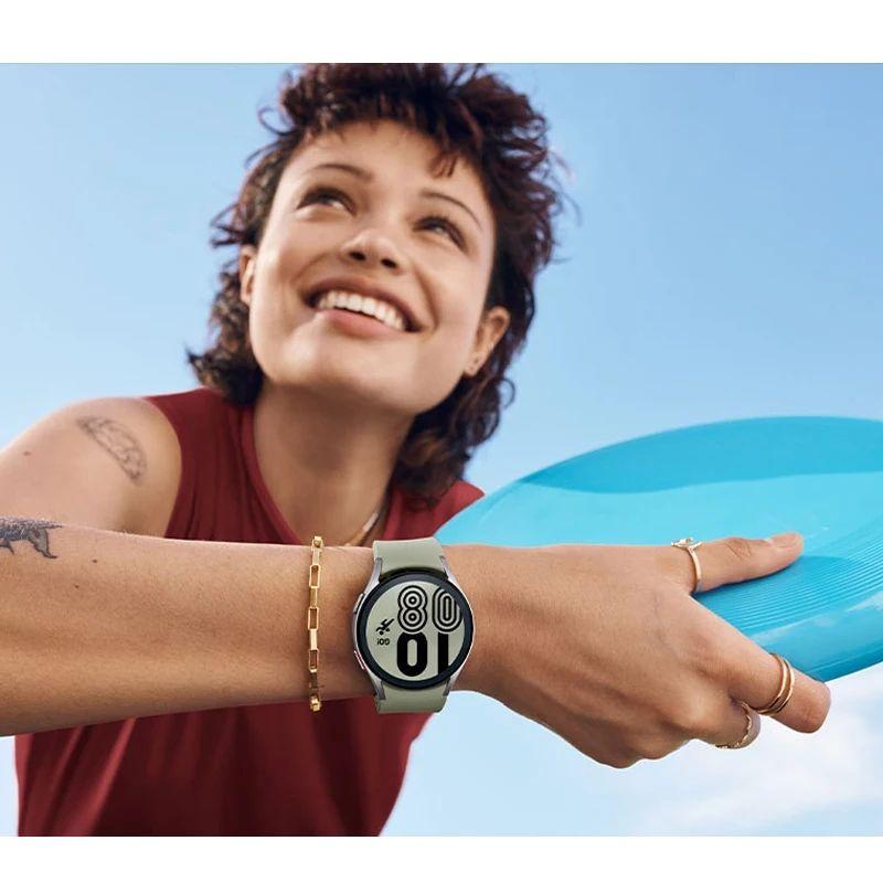 Dây silicon ngàm cong dành cho đồng hồ Samsung Galaxy Watch 4 40mm &amp; Watch 4 44 mm