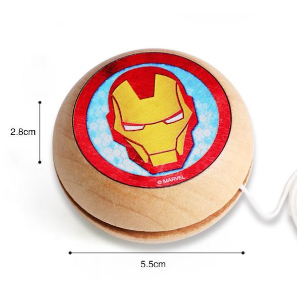 Yoyo gỗ in hình Marvel (Captain America/Iron man/Hulk/Thor)