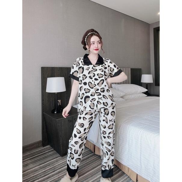 đồ ngủ bigsize 55-100kg dtn03 đồ bộ bigsize pijama bigsize mặc nhà chất lụa cao cấp