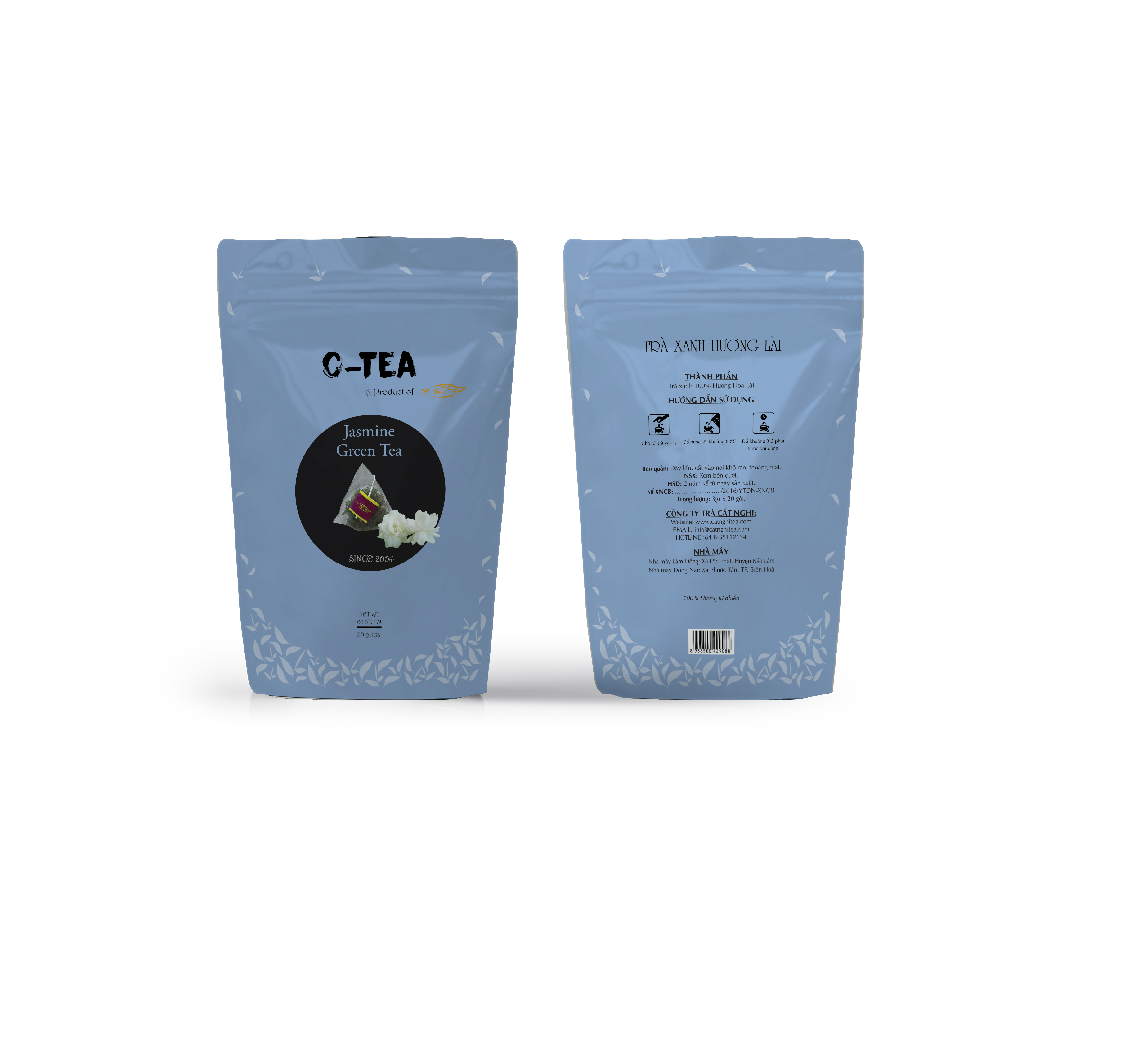 Trà Túi Lọc Otea - Trà Xanh Hương Lài Cat Nghi Tea