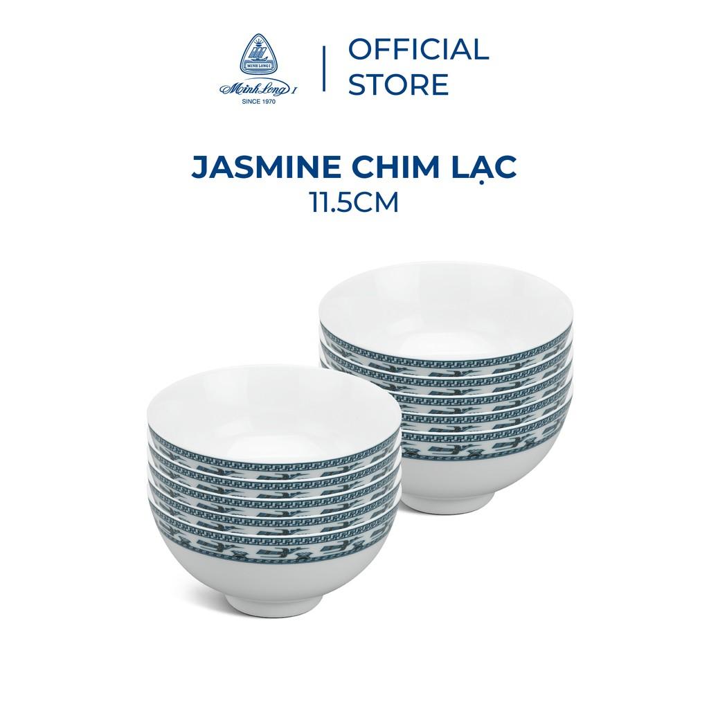 Chén sứ cao cấp Minh Long 11.5 cm - Jasmine - Chim Lạc