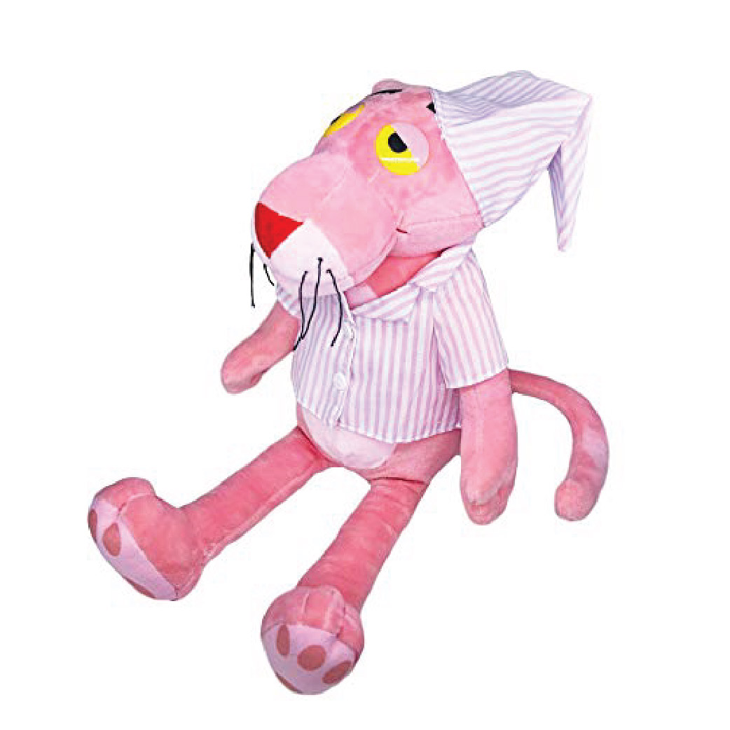 Thú bông Báo hồng tinh nghịch Pink Panther 28cm hàng Hàn cao cấp