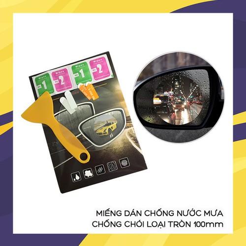 Miếng dán chống nước mưa chống chói gương ô tô - CNMCC-0818-Tron