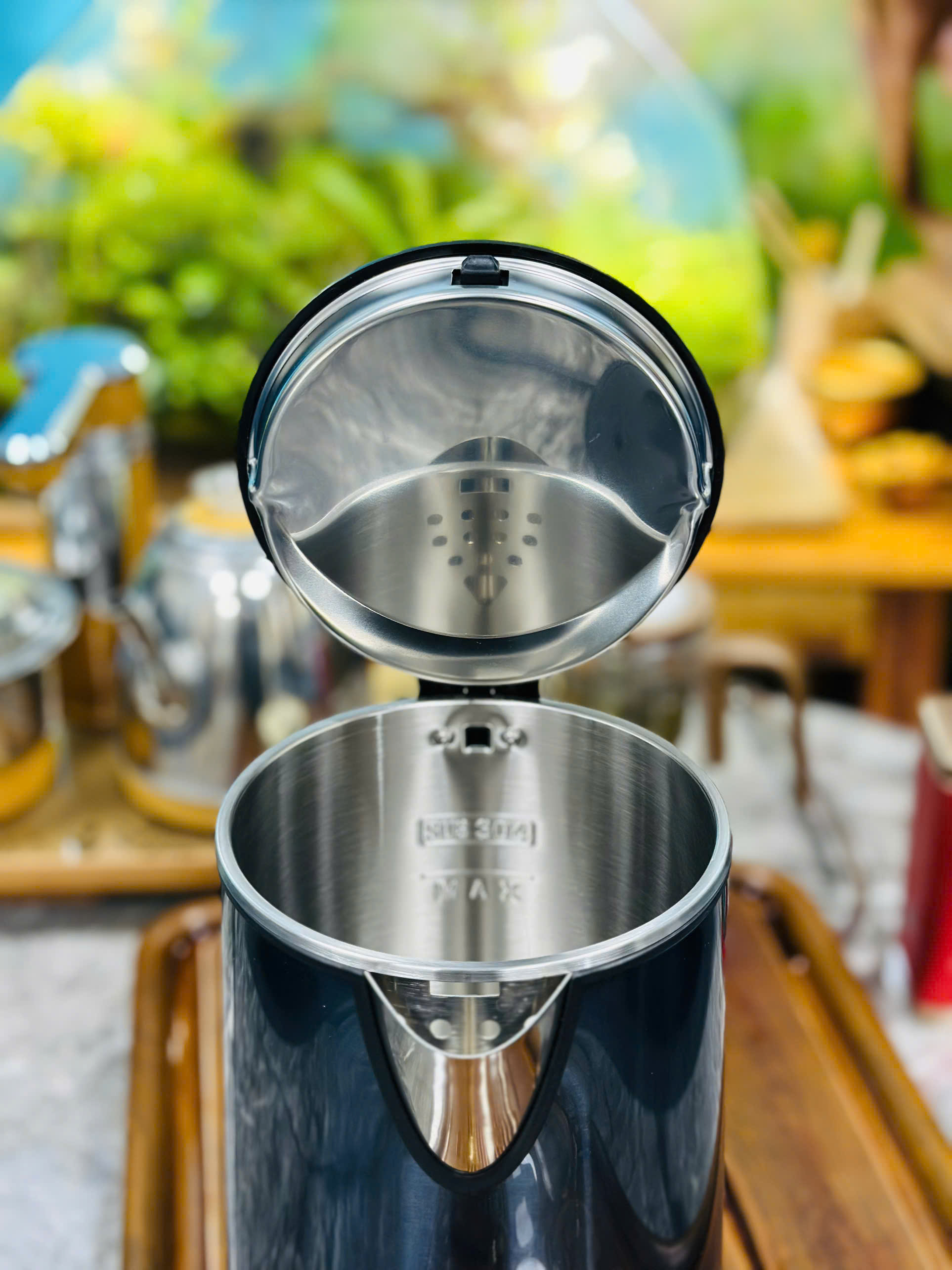 (SIÊU PHẨM) Ấm Siêu Tốc 1,8L inox 304 KALITE Aqua 18 - Vỏ 2 Lớp Cách Nhiệt, 1500W, Hàng Chính Hãng