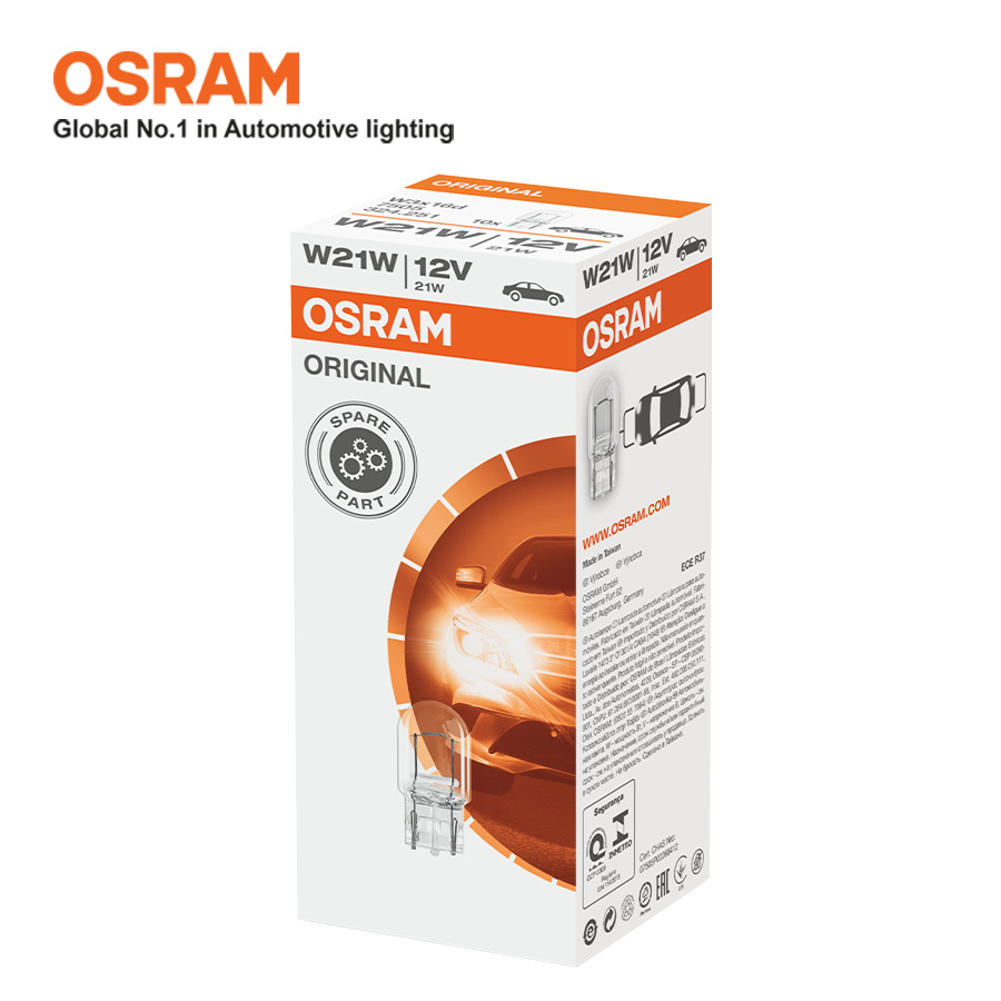 Bóng Đèn Chân Ghim Lớn 1 Tim OSRAM Original T20 W21W 12V 21W