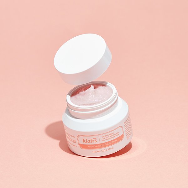 Mặt Nạ Dưỡng Da Loại Bỏ Da Chết, Làm Sạch, Dưỡng Da Căng Bóng Klairs Youthful Glow Sugar Mask 110g + Tặng Kèm 1 Băng Đô Tai Mèo (Màu Ngẫu Nhiên)