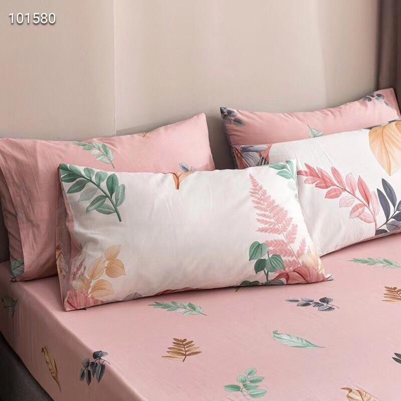 Set Cotton LiVing Cao Cấp Hàng Nhập Khẩu 4 Món BST Hello Summer Lá Khoai