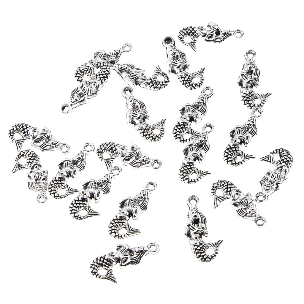 20 Pieces DIY Moon Star Sun Charms Pendant Findings Beads Jewelry Making Crafts