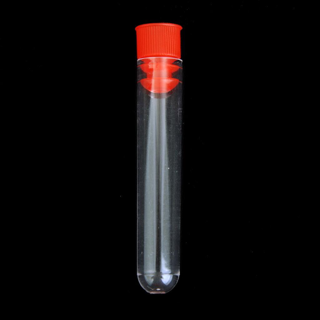40pcs Test Tubes with Cryovial Graduated Plastic Screw Cap