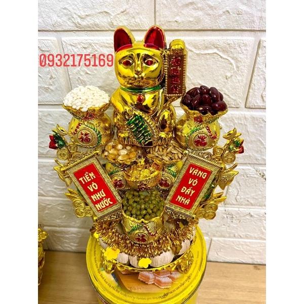 Tháp tỏi ông Mèo chiêu tài ngũ đậu túi Lộc