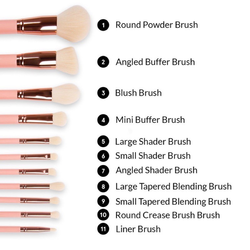 Bộ Cọ Trang Điểm Bh Cosmetics Brunch Bunch 11 Cây