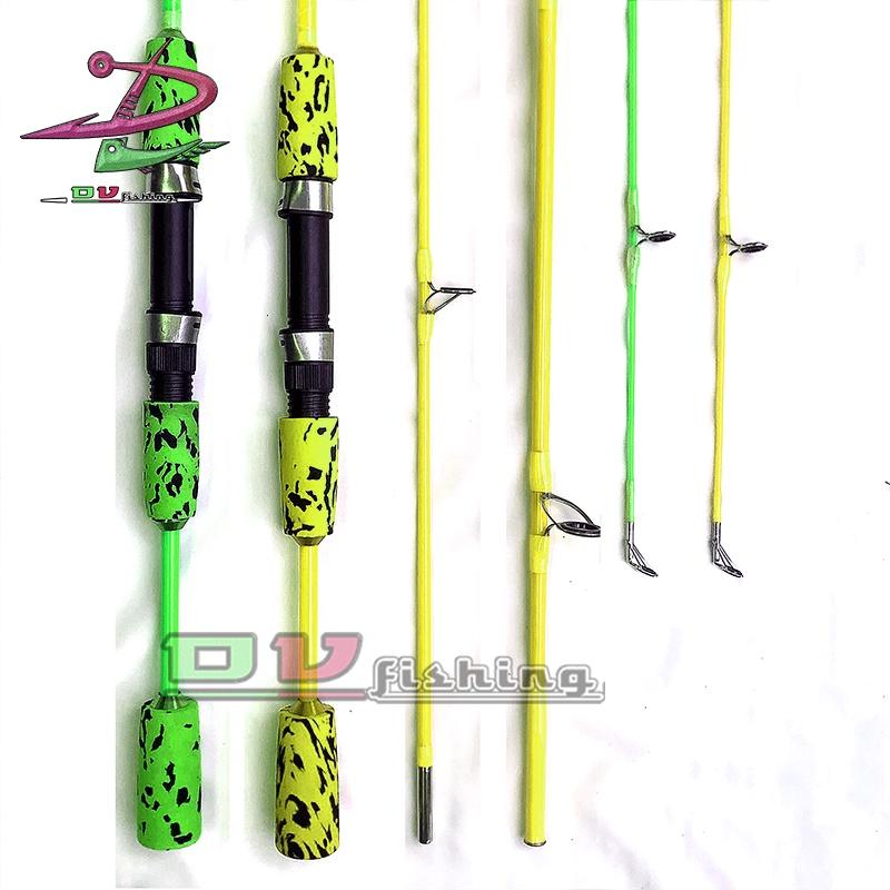 Bộ cần câu lure máy đứng, câu lăng xê,