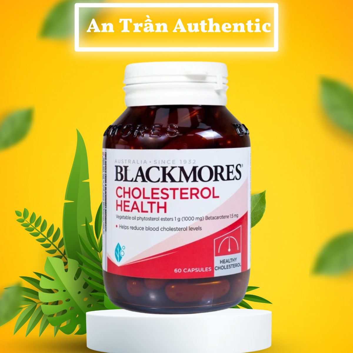 Thực Phẩm Bảo Vệ Sức Khỏe Blackmores Cholesterol Health Hỗ Trợ Ngăn Ngừa Bệnh Tim Mạch