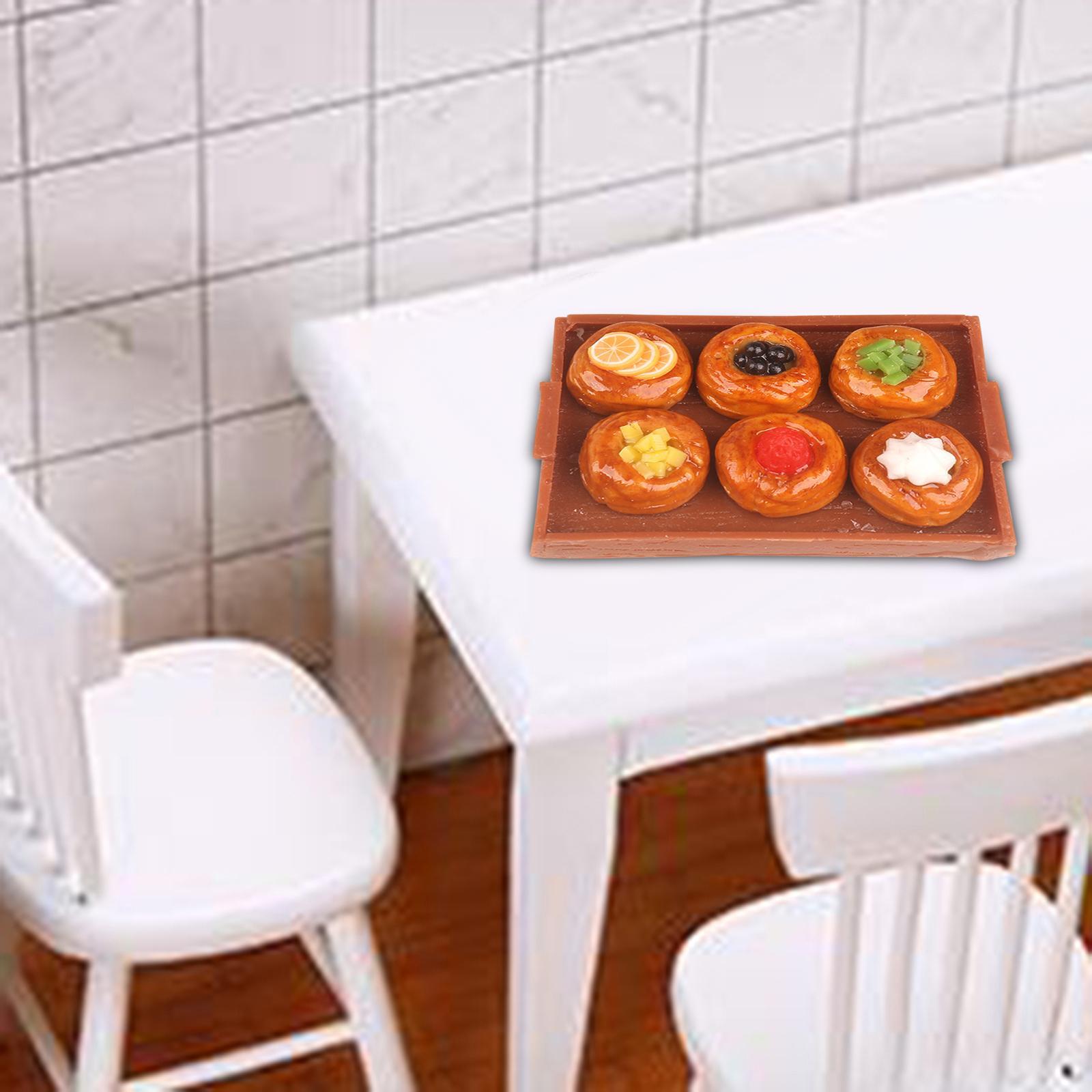 1/12 Dollhouse Miniature Bread, Dollhouse Kitchen Foods, Miniature Dessert, Tiny Food