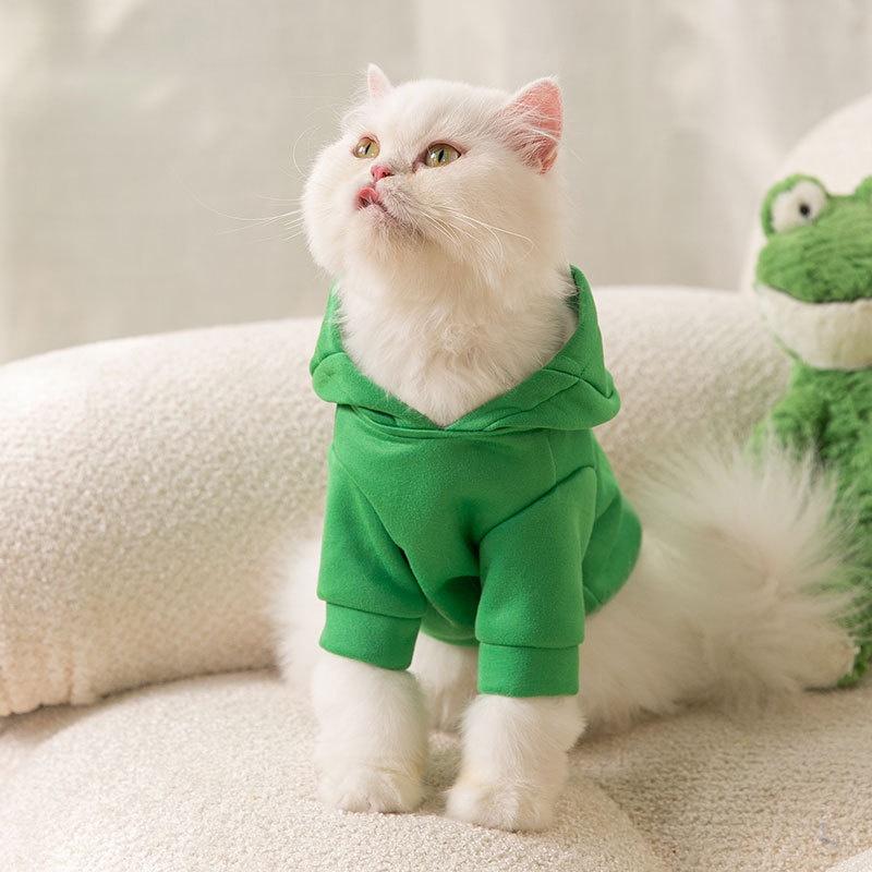 Quần áo thú cưng, áo nỉ có mũ hình thú cao cấp cho chó mèo hoạ tiết dễ thương
