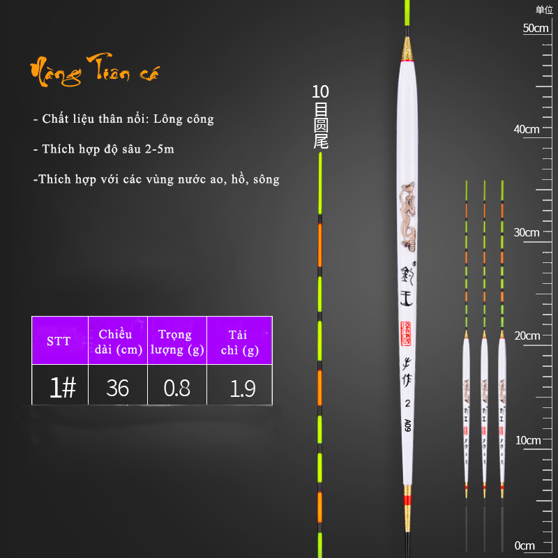 Phao câu đài Lông Công cao cấp