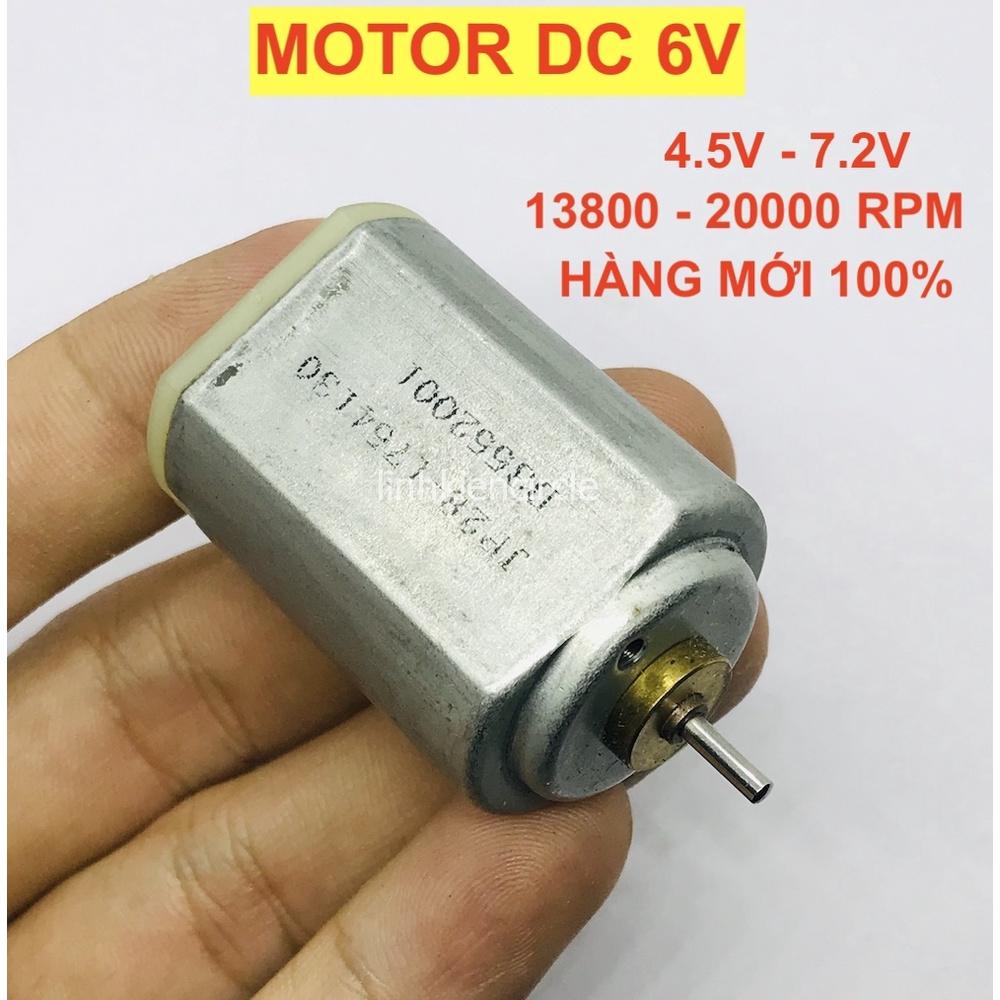 Motor mini DC 4.5V 6V 7.2V từ tính mạnh tốc độ 13800 - 20000 RPM làm x.e t.àu RC - mã KG0007