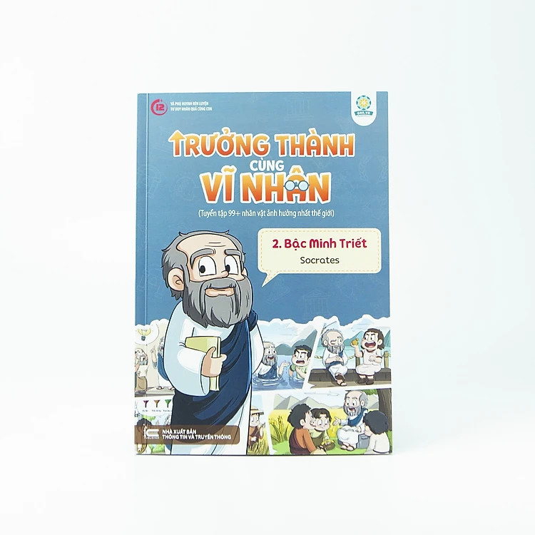 Trưởng Thành Cùng Vĩ Nhân - Bộ 2, chủ đề: Các Bậc Minh Triết (6 tập). Sách hay trong tủ sách Dạy Con Nên Người.