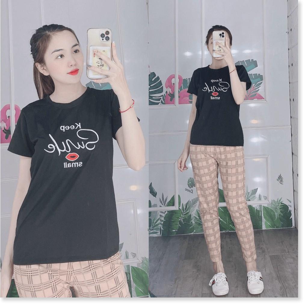 SET BỘ THUN NỮ QUẦN DÀI SIÊU XINH,HỌA TIẾT ÁO VÔ CÙNG XINH XẮN 1HIT1 FASHION