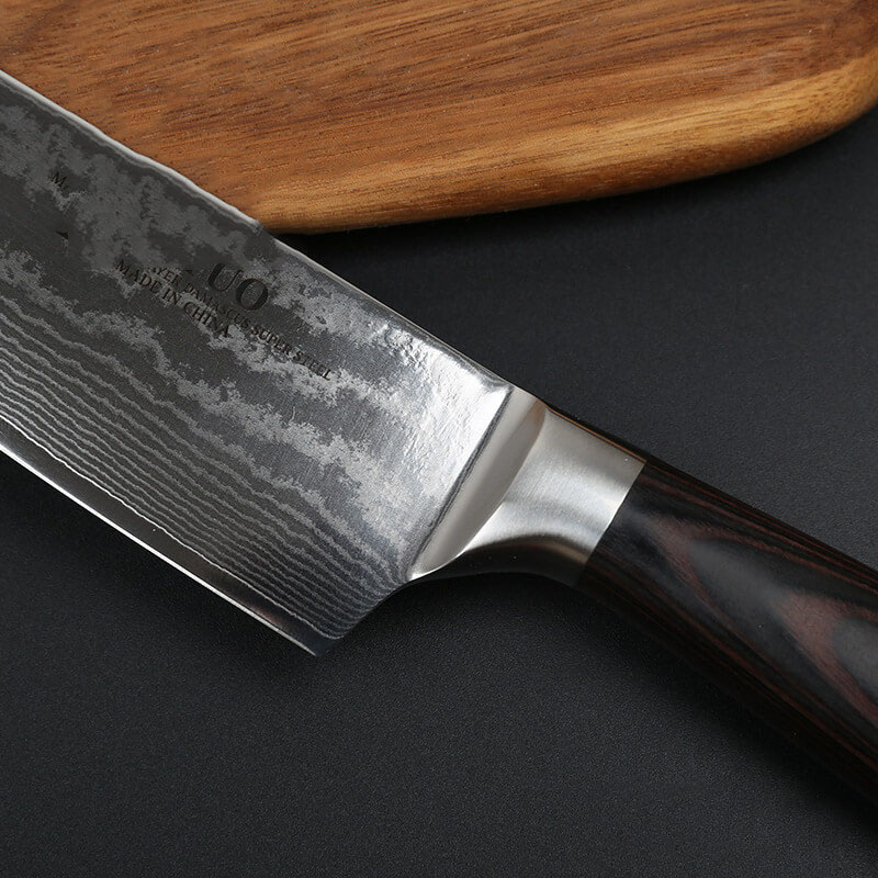 DAO BẾP NHẬT SASHIMI THÉP DAMASCUS MÃ LDT115