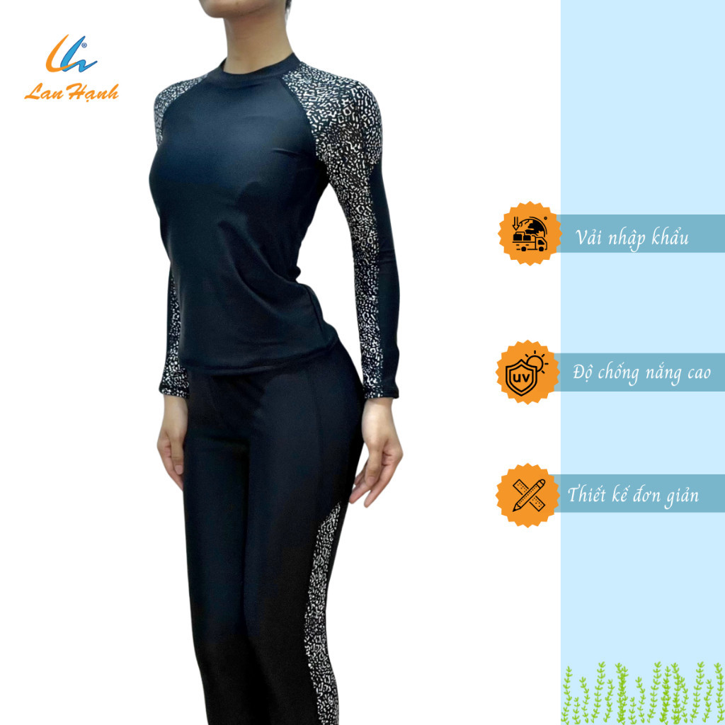 Bộ Bơi Nữ Hai Mảnh Short 21092 Lan Hạnh
