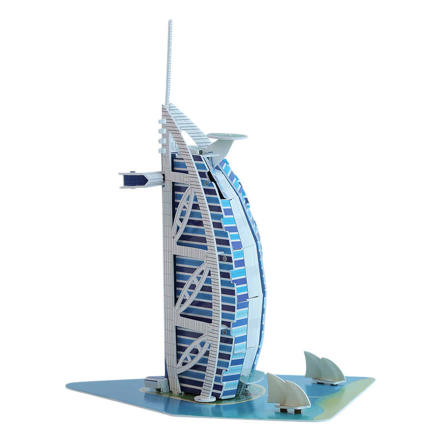 Big World Xếp Hình 3D_Tháp Burj Al Arab Dubai