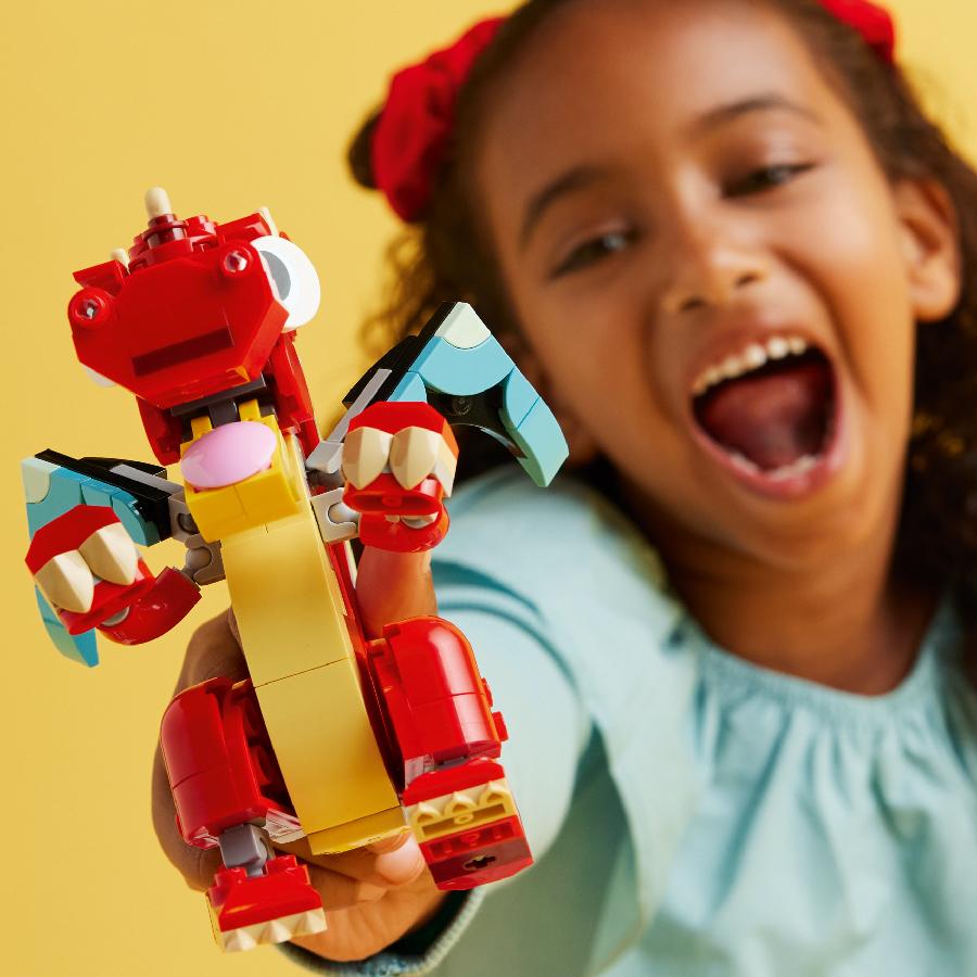 Đồ Chơi Lắp Ráp Rồng Đỏ May Mắn LEGO CREATOR 31145 (149 chi tiết)