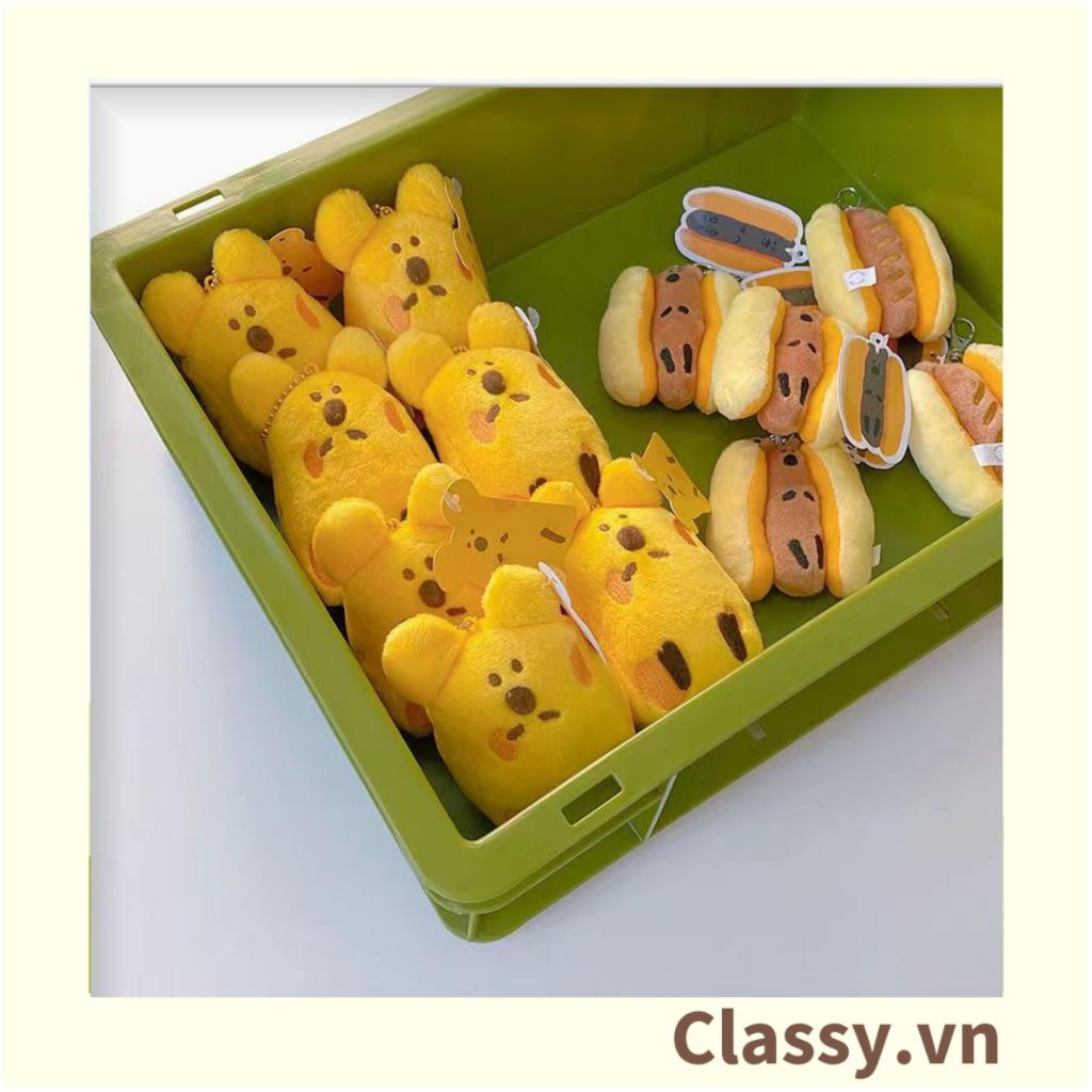 Móc khóa gấu bông nhỏ xinh, móc khóa balo, phụ kiện thời trang Classy PK1581