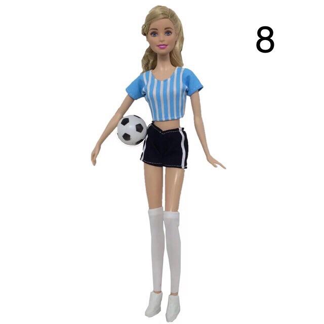 Combo 2 bộ trang phục cho búp bê barbie