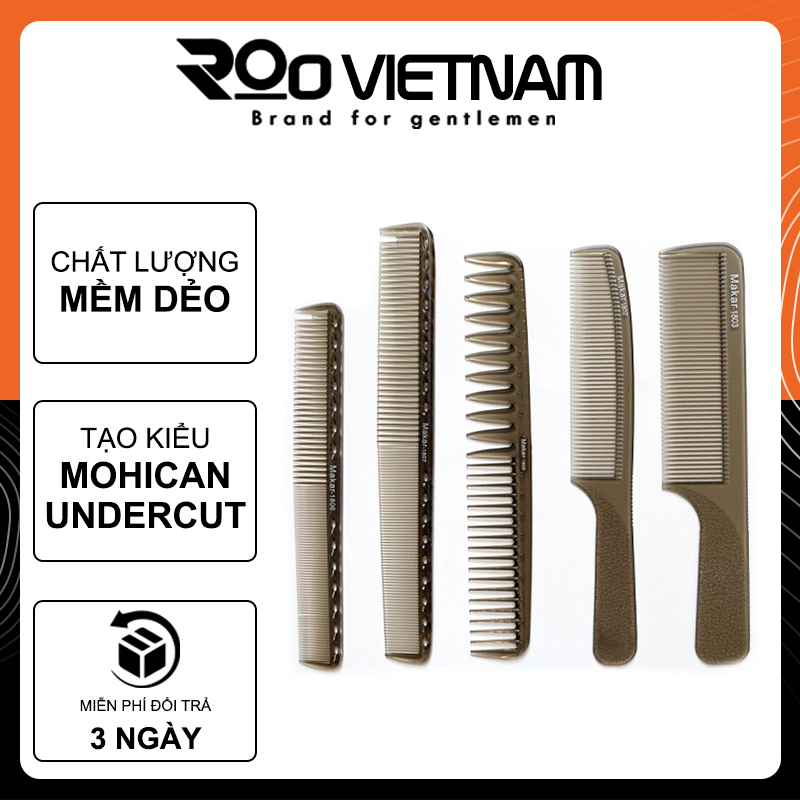 Lược Cắt Tóc Nam Cao Cấp Chuyên Salon Makar