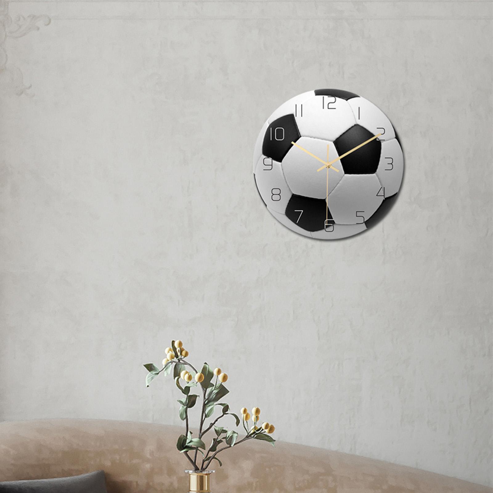 Wall Clock Battery Operated 30cm Round Clock for Home school Kids Bedroom Decor