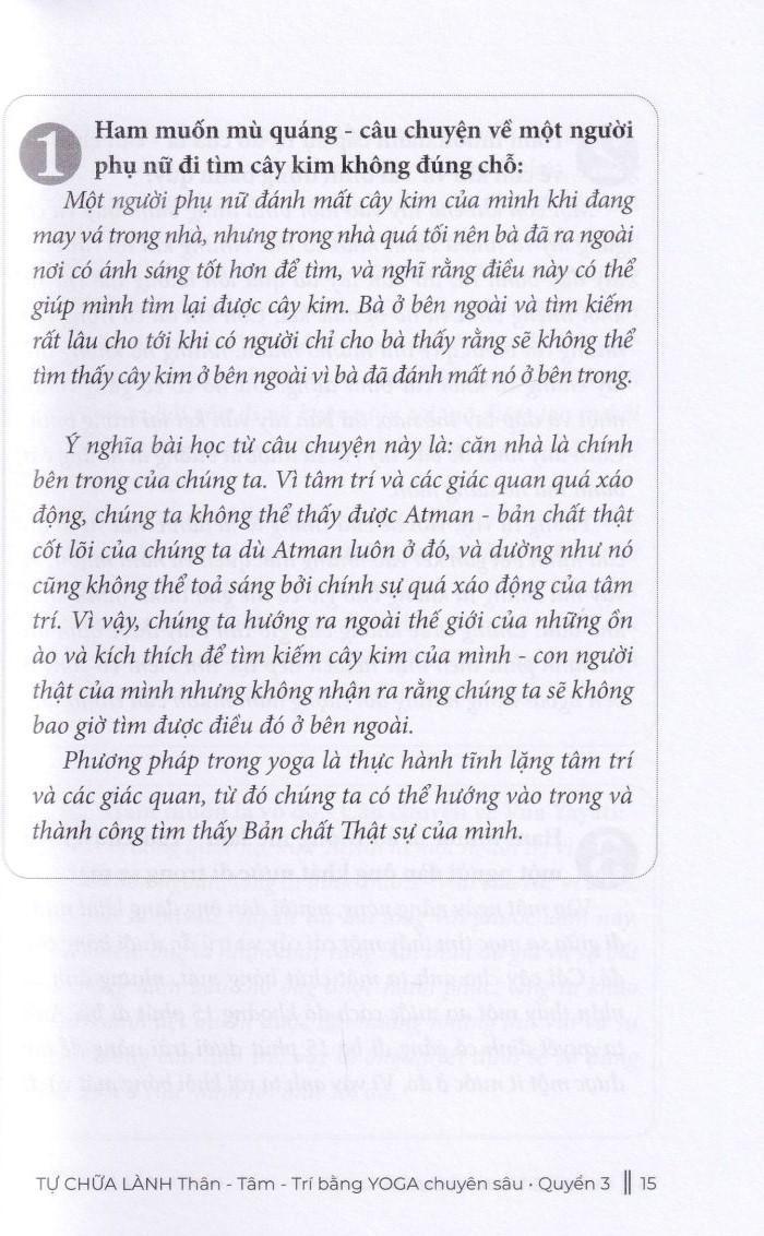 Sách - Phương Pháp Sức Khoẻ Toàn Diện Của Yoga Cổ Điển - Tự Chữa Lành Thân-Tâm-Trí Bằng Yoga Chuyên Sâu - Quyển 3