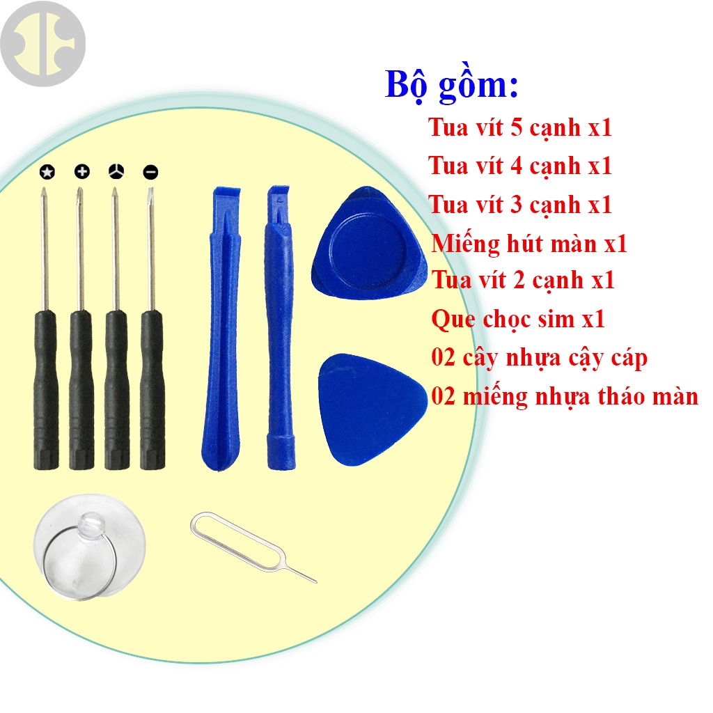 Bộ Tua Vít Sửa Chữa Đa Năng 9 Món Cao Cấp Chất Liệu Siêu Bền Thiết Kế Gọn Nhẹ Tinh Tế Bộ dụng cụ Chuyên sửa chữa điện thoại / máy tính bảng / máy tính xách tay Laptop Thiết Bị Điện Tử