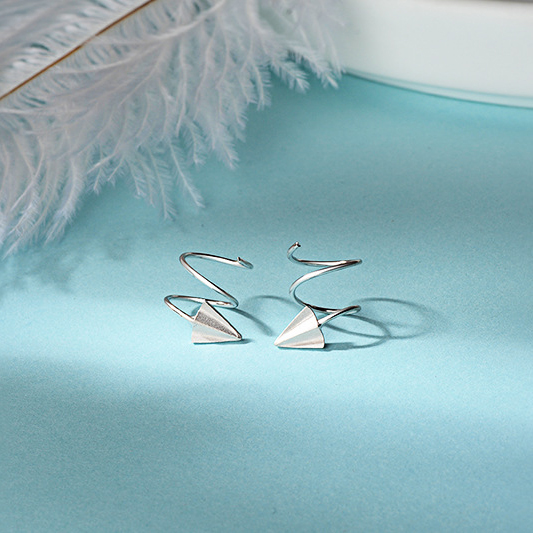 Bông tai lò xo khuyên tai lò xo mix mũi nhọn