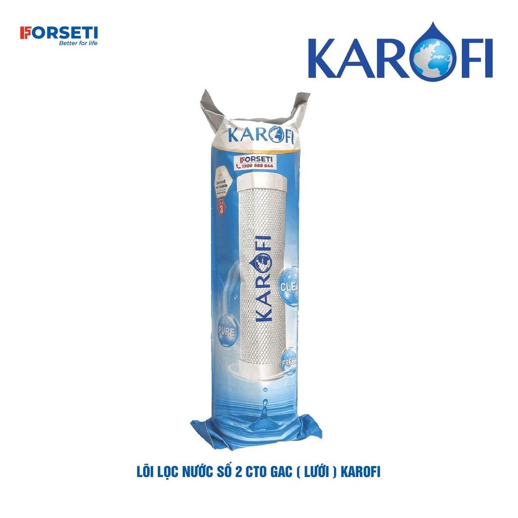 Lõi số 2 Karofi CTO GAC (Smax Duo 3 Post Carbon) dùng cho máy S-s038, OP1310, O07, P95, U03, U05, U95, D52 - Hàng Chính Hãng