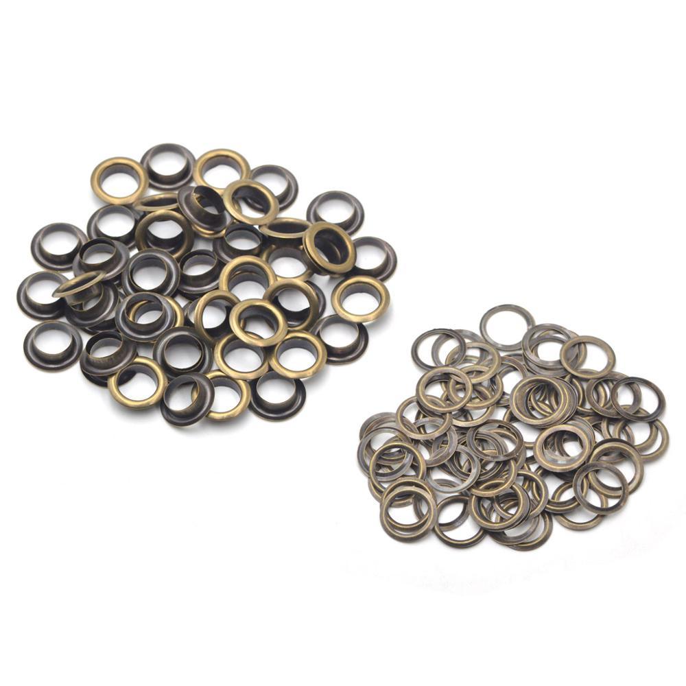 Khoen ore 10mm Khoen mắt cáo 10ly Bằng Thau không gỉ Màu Bạc Vàng Đồng Khuy mắt cáo Bấm Vải Phụ liệu may mặc